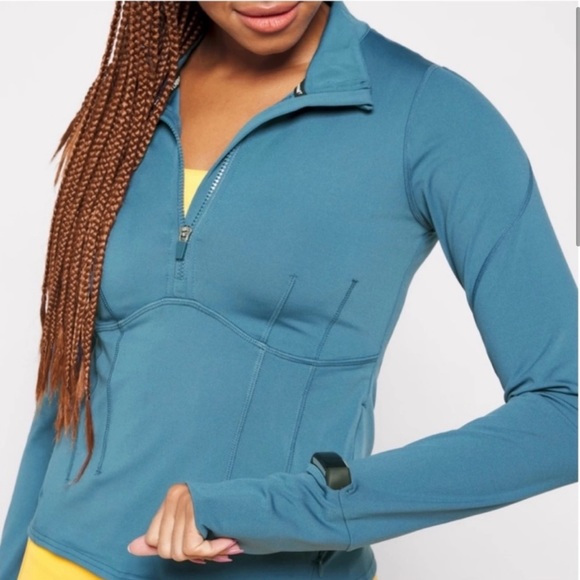 Free People Movement Run the Course Half Zip Pullover Layer Top Size: M - Picture 3 of 7